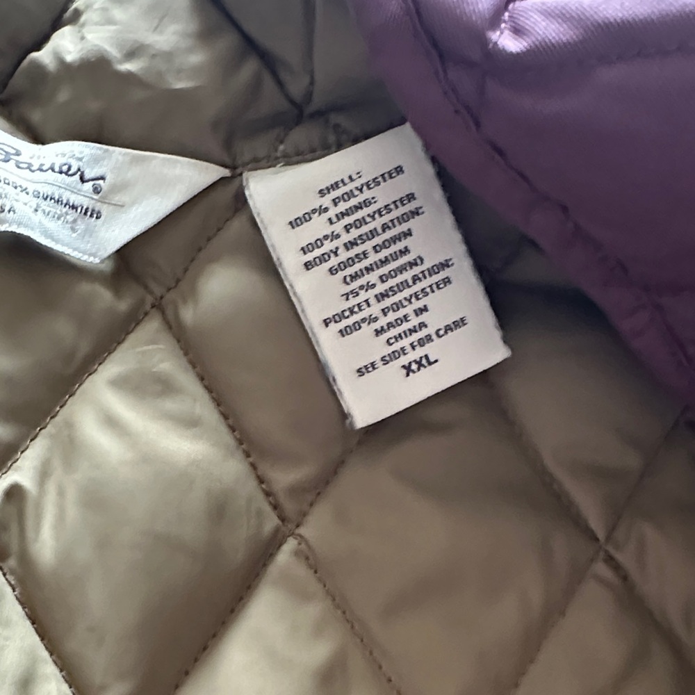 Eddie Bauer Quilted Vest in Light Olive - Picture 3 of 8
